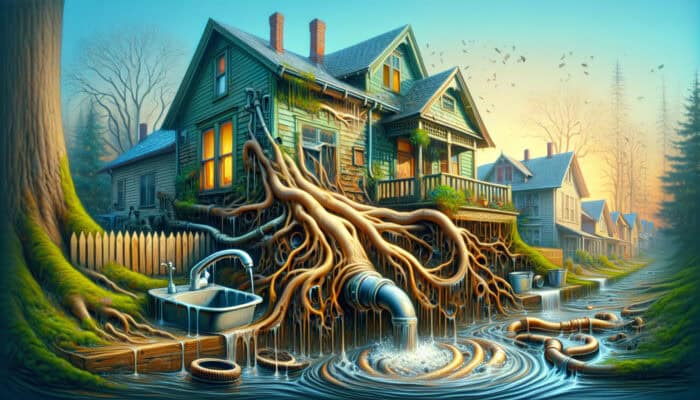 A South Vancouver neighbourhood where tree roots infiltrate old pipes, and kitchen sinks are clogged with grease.