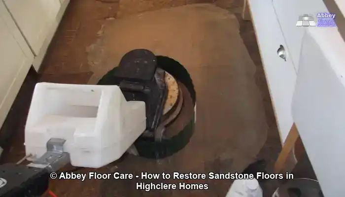 Restoration of Sandstone Floors in Highclere Homes Effectively