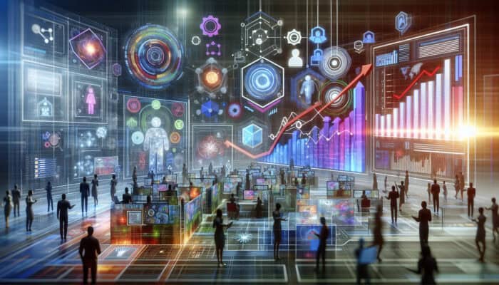 Human VAs in a tech lab analysing consumer feedback, thereby boosting sales and customer satisfaction.