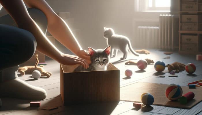 Building Trust and Confidence in Shy Kittens