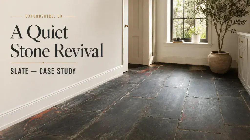 Slate Floor Cleaning Revitalises a Stunning Corris Area