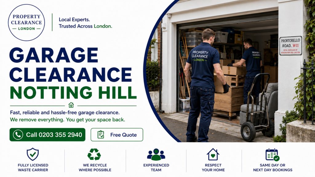 Garage Clearance Services in Notting Hill: Local Specialists
